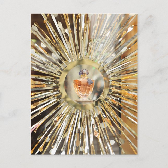 Cartão Postal Frasco de perfume (Frente)