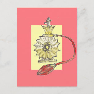 Cartão Postal Frasco de Perfume de 1920