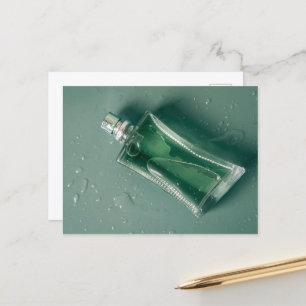 Cartão Postal Frasco de perfume de moda
