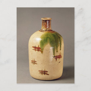 Cartão Postal Frasco de Sake, de Oribe
