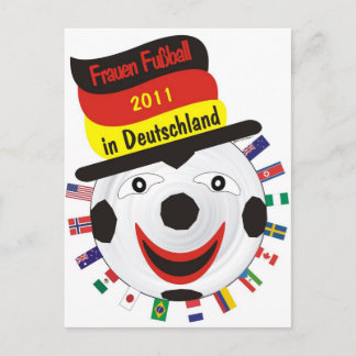 Cartão Postal Frauen Futebol 2011 Alemanha