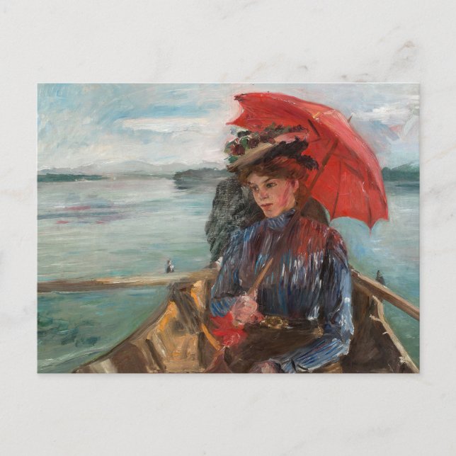 Cartão Postal Fräulein Heck | Lovis Corinth (Frente)