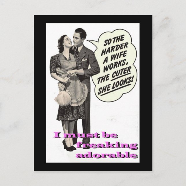 Cartão Postal "Freakin adorável " (Frente)