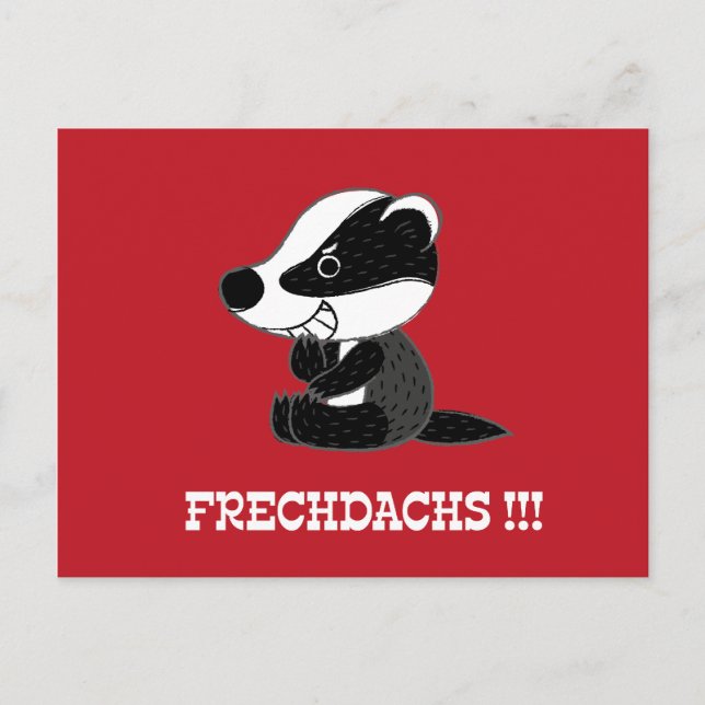 Cartão Postal Frechdachs (Frente)