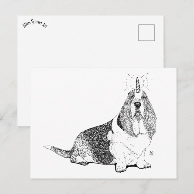 Cartão Postal Fred Bassetcorn (Frente/Verso)