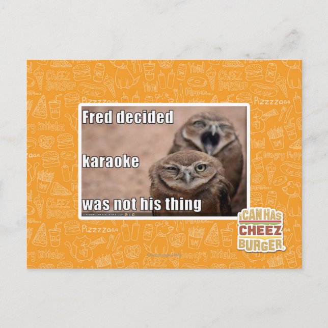 Cartão Postal Fred decidiu (Frente)