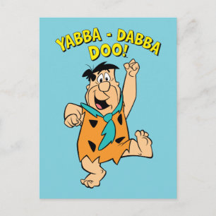 Cartão Postal Fred Flintstone Yabba-Dabba Doo!