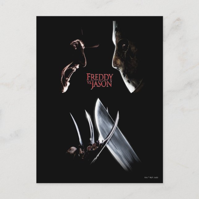 Cartão Postal Freddy vs Jason | Poster de teatro (Frente)