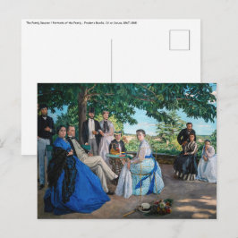 Cartão Postal Frederic Bazille - A Reunião Familiar