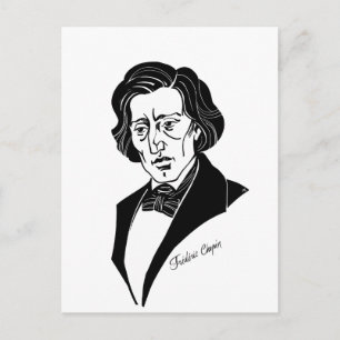Cartão Postal Frederic Chopin