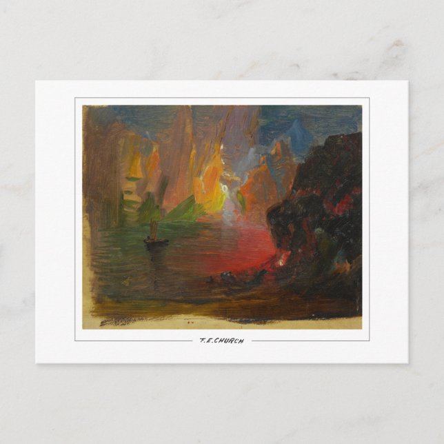 Cartão Postal Frederic Edwin Church #15 - Arte Refinada (Frente)