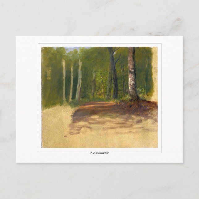 Cartão Postal Frederic Edwin Church #388 - Fine Art (Frente)