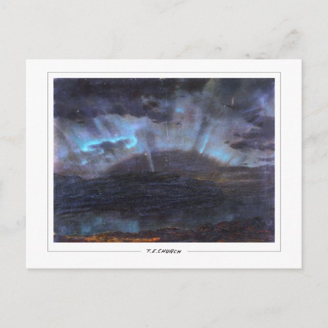 Cartão Postal Frederic Edwin Church #392 - Fine Art (Frente)