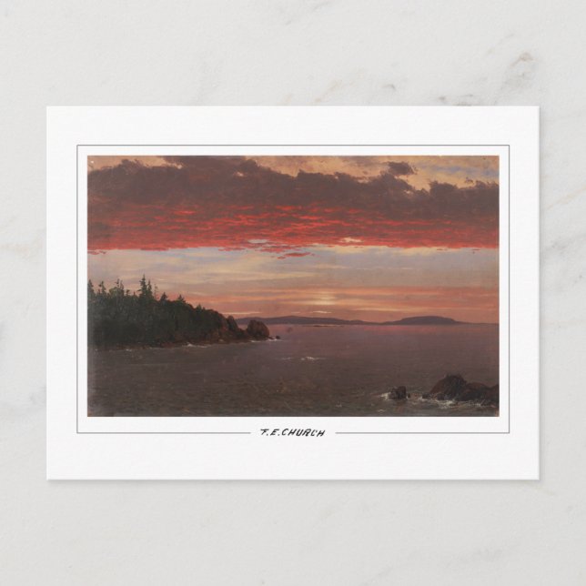 Cartão Postal Frederic Edwin Church #416 - Arte Refinada (Frente)