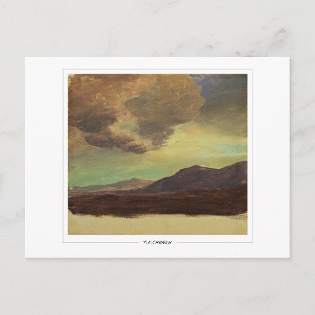 Cartão Postal Frederic Edwin Church #477 - Fine Art (Frente)