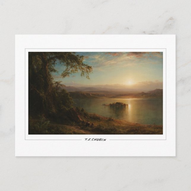 Cartão Postal Frederic Edwin Church #538 - Fine Art (Frente)