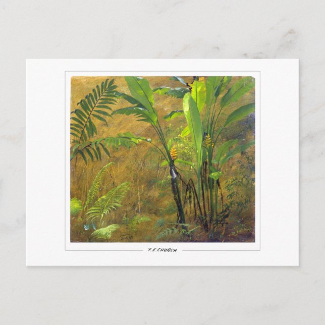 Cartão Postal Frederic Edwin Church #651 - Fine Art (Frente)