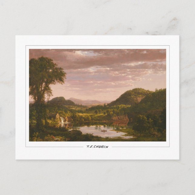 Cartão Postal Frederic Edwin Church #664 - Fine Art (Frente)