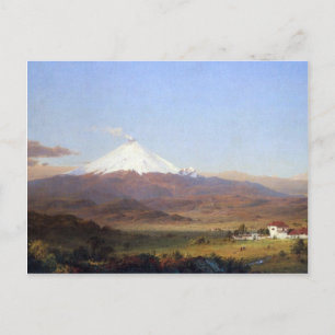 Cartão Postal Frederic Edwin Church - Cotopaxi Equador