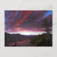 Frederic Edwin Church Twilight na Natureza Selvage