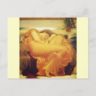 Cartão Postal Frederic Leighton, Cartão-postal "Flaming June"