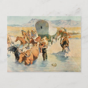 Cartão Postal Frederic Remington Art