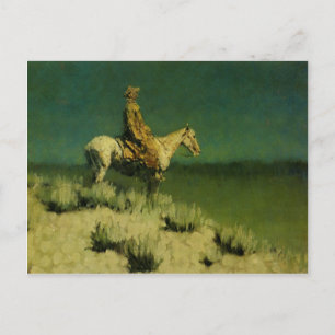 Cartão Postal Frederic Remington's The Night Herder (cerca de 19