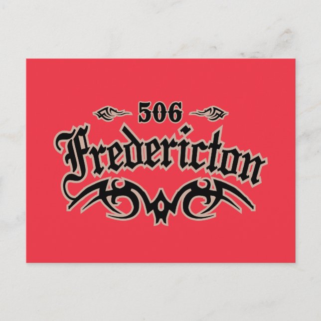 Cartão Postal Fredericton 506 (Frente)