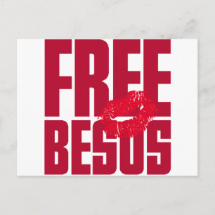 Cartão Postal Free Besos