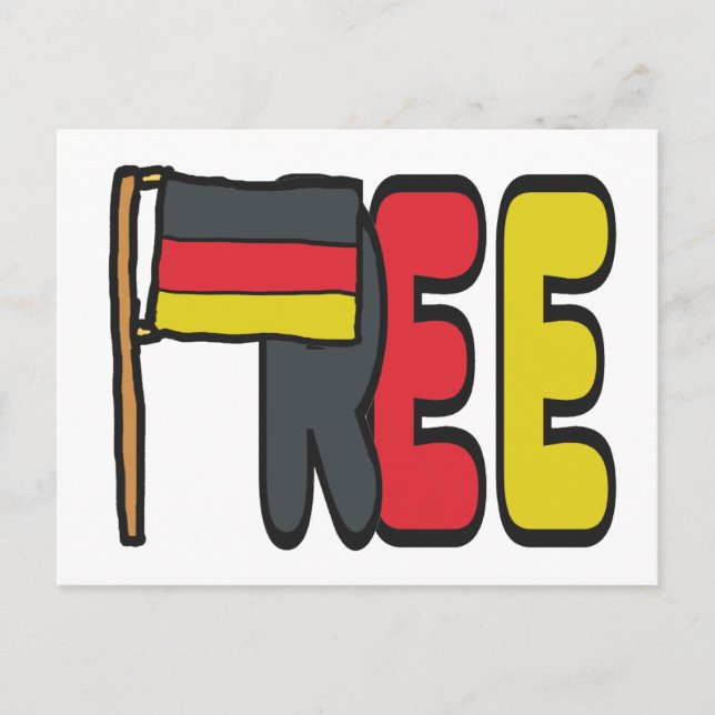 Cartão Postal Free Germany Dexit (Frente)
