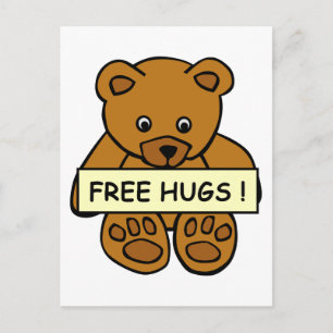 Cartão postal Free Hugs