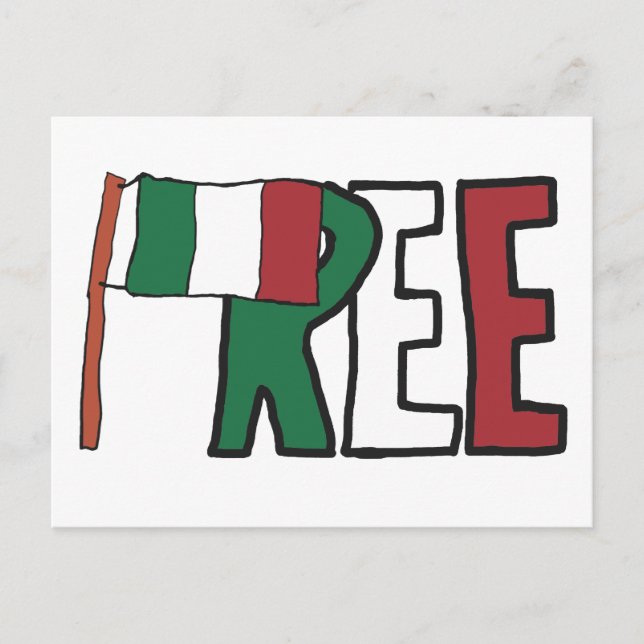 Cartão Postal Free Itália (Frente)