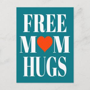 Cartão Postal Free Mãe Hugs