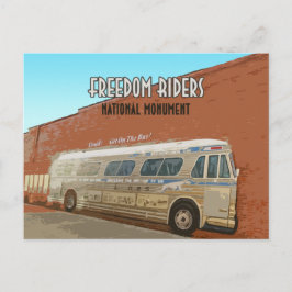 Cartão Postal Freedom Riders National Monuuument Alabama