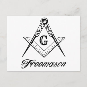 Cartão Postal Freemason