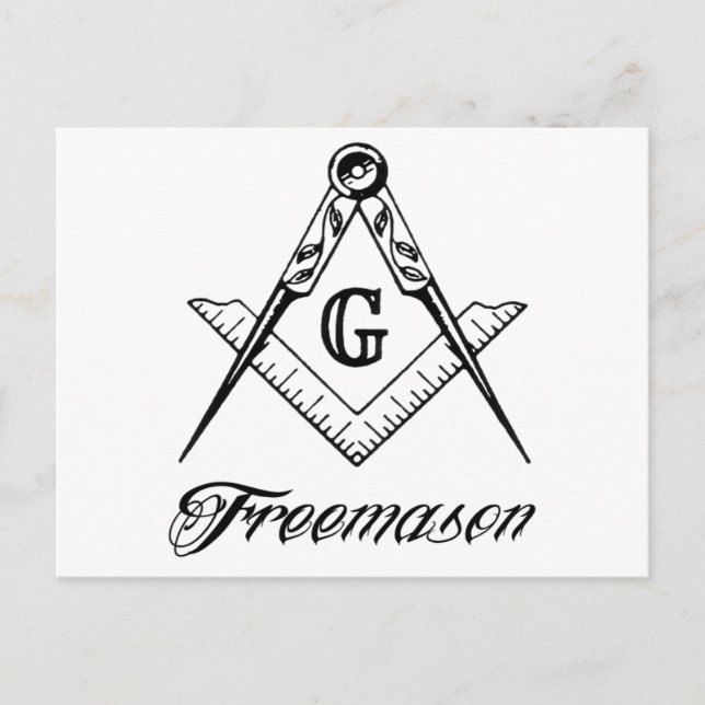 Cartão Postal Freemason (Frente)