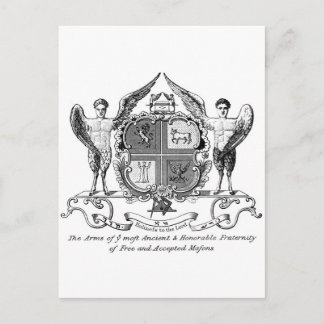 Cartão Postal Freemason