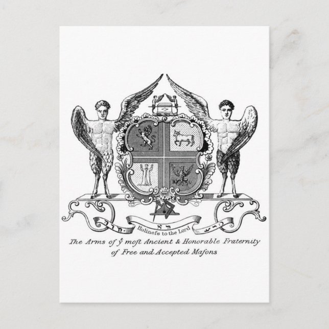 Cartão Postal Freemason (Frente)