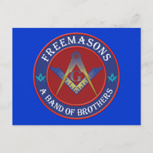Cartão Postal Freemasons, uma Banda de irmãos