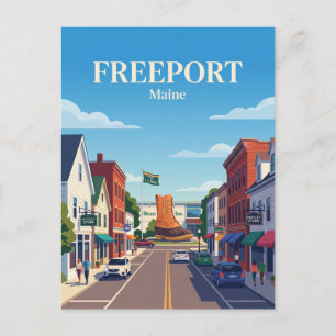 Cartão Postal Freeport EUA