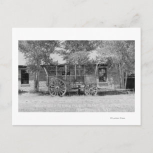 Cartão Postal Freght Wagon Scene