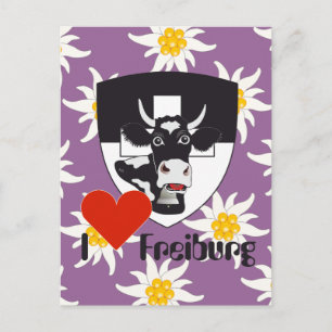 Cartão Postal Freiburg / Fribourg Schweiz Suisse Postkarte