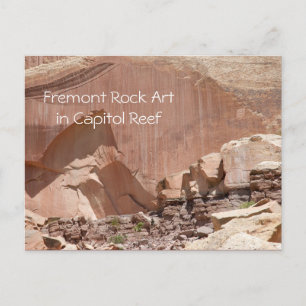 Cartão postal Fremont Petroglicphs