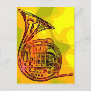 Cartão Postal French Horn