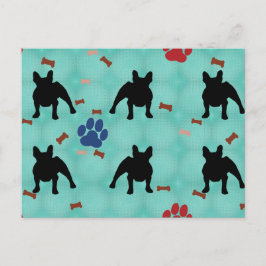 Cartão Postal Frenchie Shadow