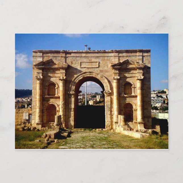 Cartão Postal Frente da estrutura romana (Frente)