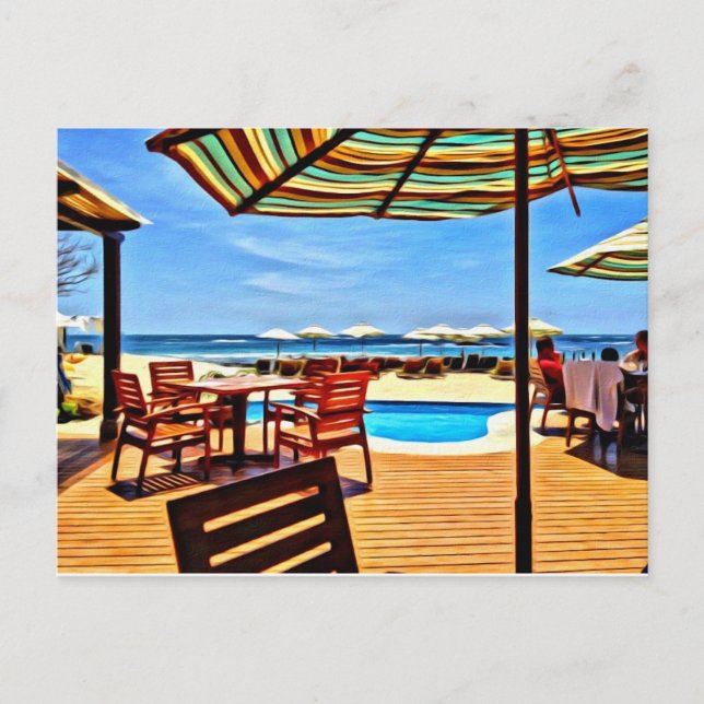 Cartão Postal Frente de praia (Frente)