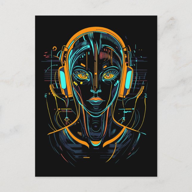 Cartão Postal Frequência Neural (Frente)