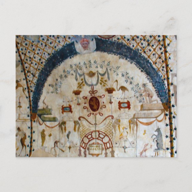 Cartão Postal "Frescos de Assisi Itália IV" (Frente)