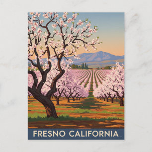 Cartão Postal Fresno California Central Valley